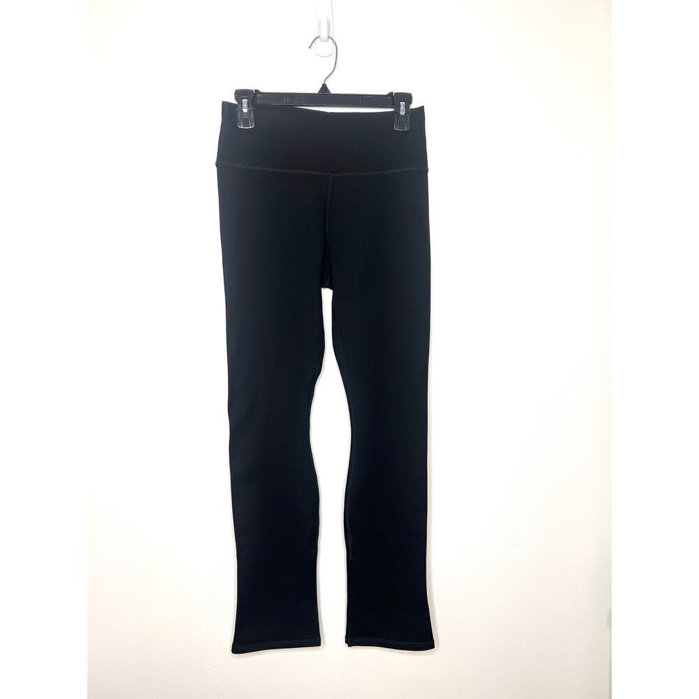 Fabletics Define Split Hem Pant Sz M Black Powerhold Activewear Yoga Dance NWT